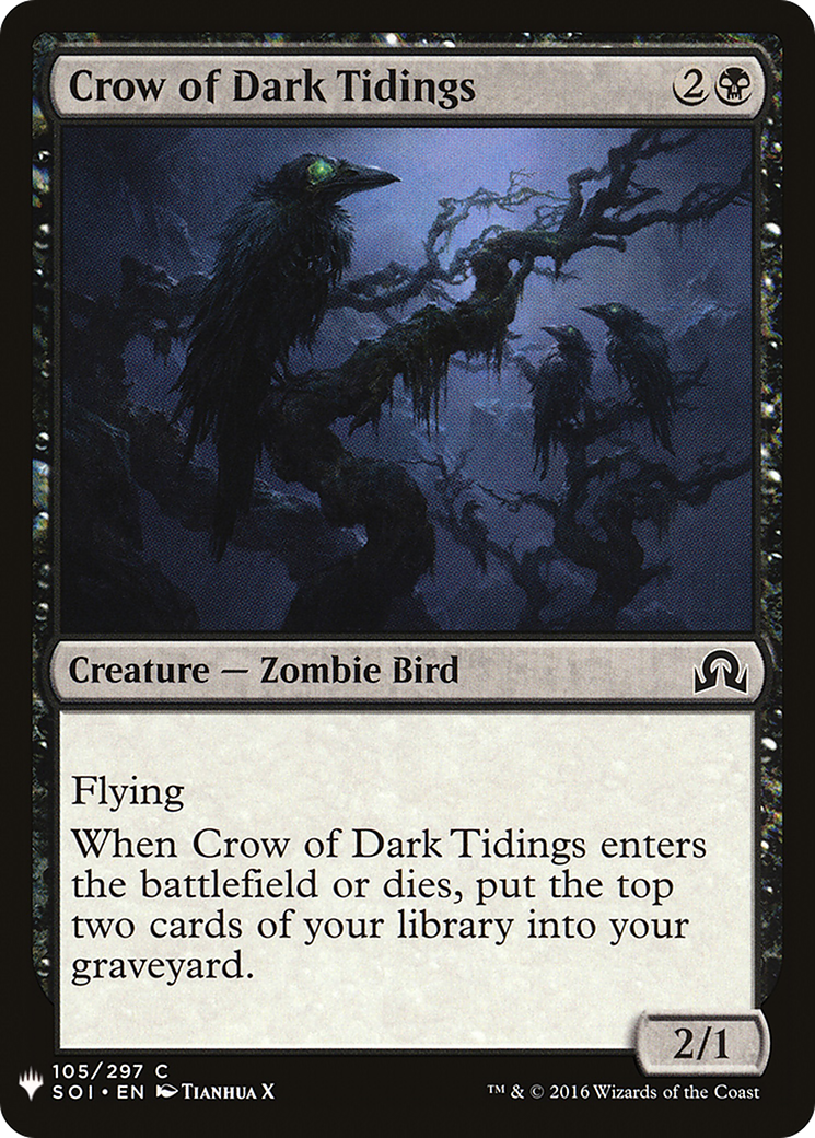 Crow of Dark Tidings Card Image