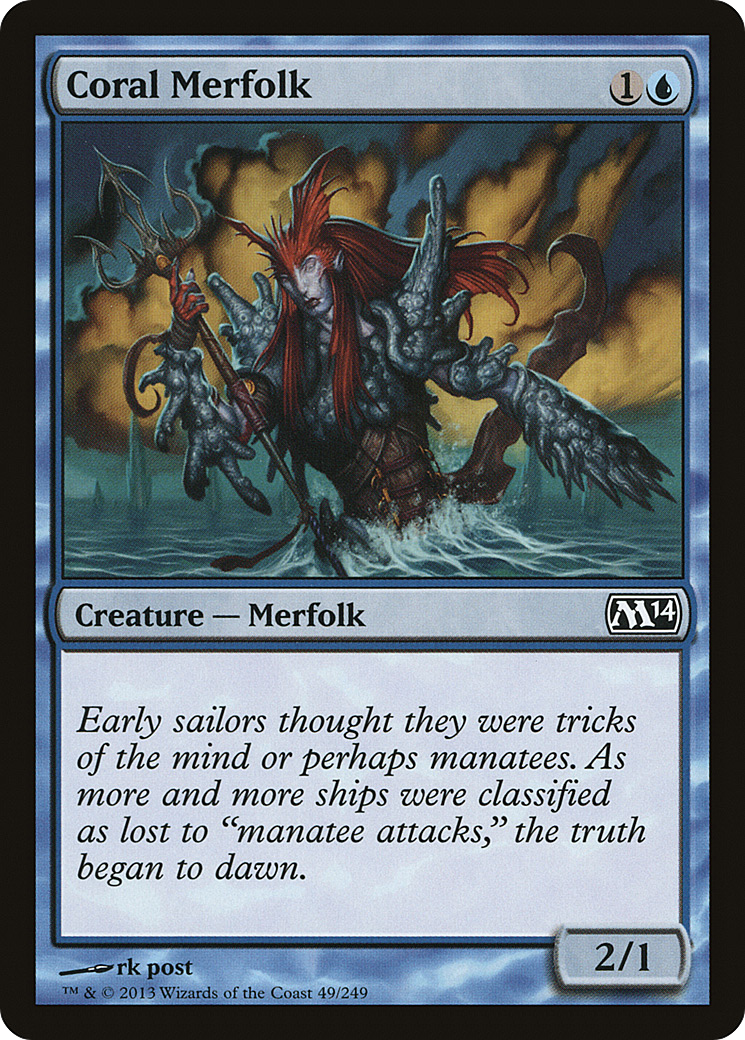 Coral Merfolk Card Image