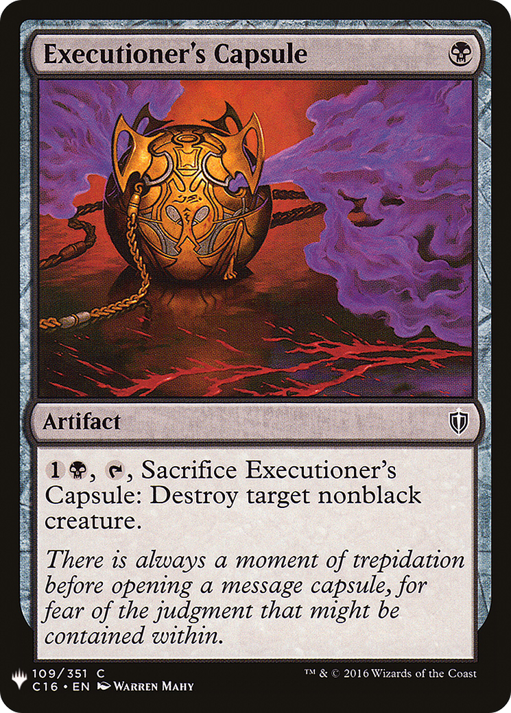 Executioner's Capsule Card Image