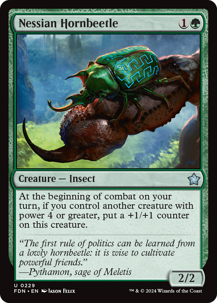 Nessian Hornbeetle Card Image