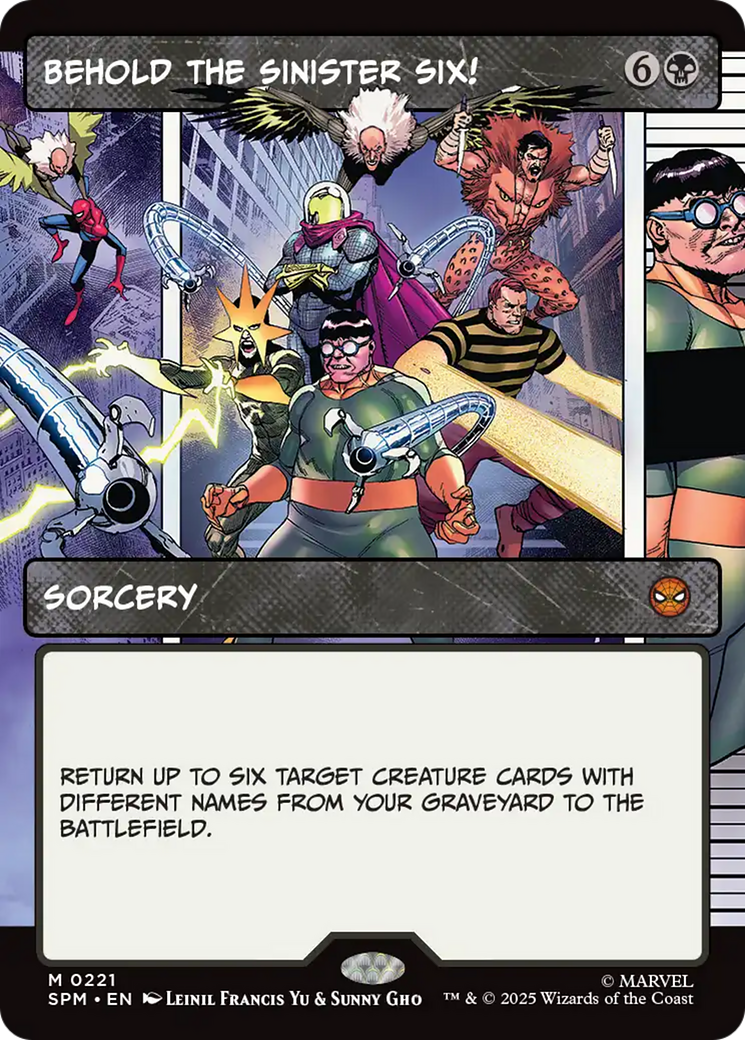Behold the Sinister Six! Card Image