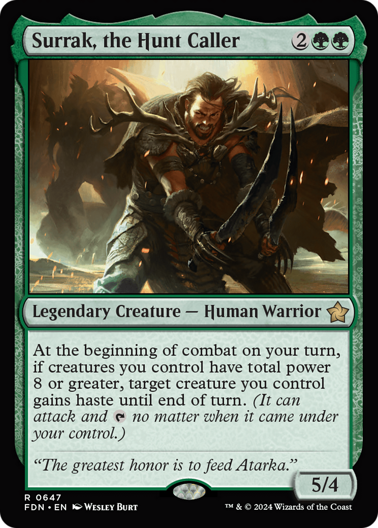 Surrak, the Hunt Caller Card Image