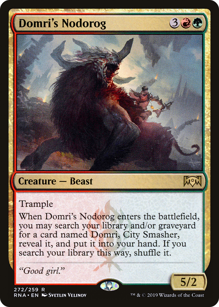 Domri's Nodorog Card Image