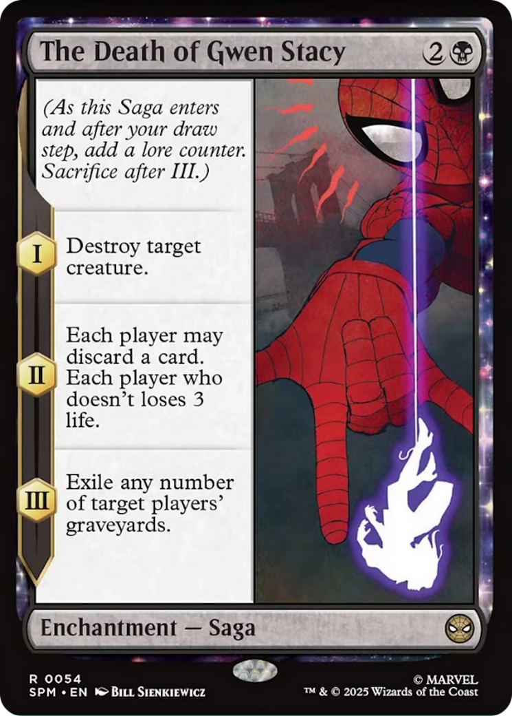 The Death of Gwen Stacy Card Image