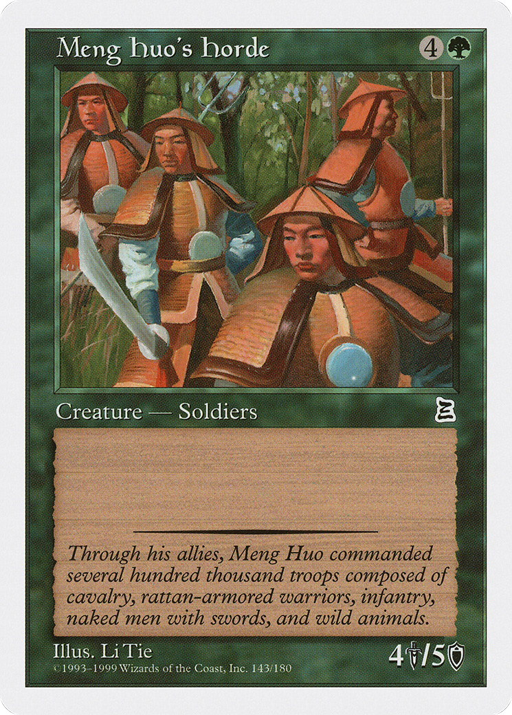 Meng Huo's Horde Card Image