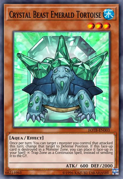 Crystal Beast Emerald Tortoise Card Image