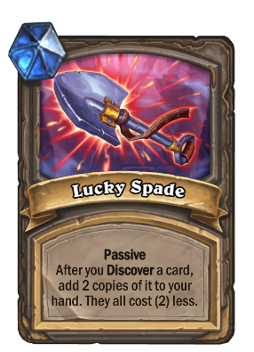 Lucky Spade Card Image
