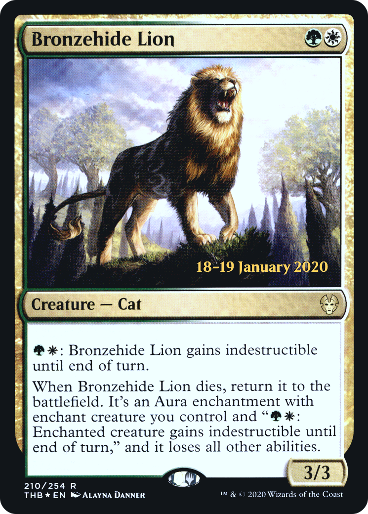 Bronzehide Lion Card Image