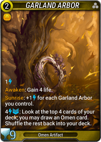 Garland Arbor Card Image