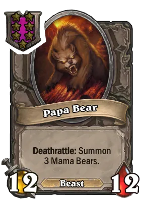 Papa Bear Card Image