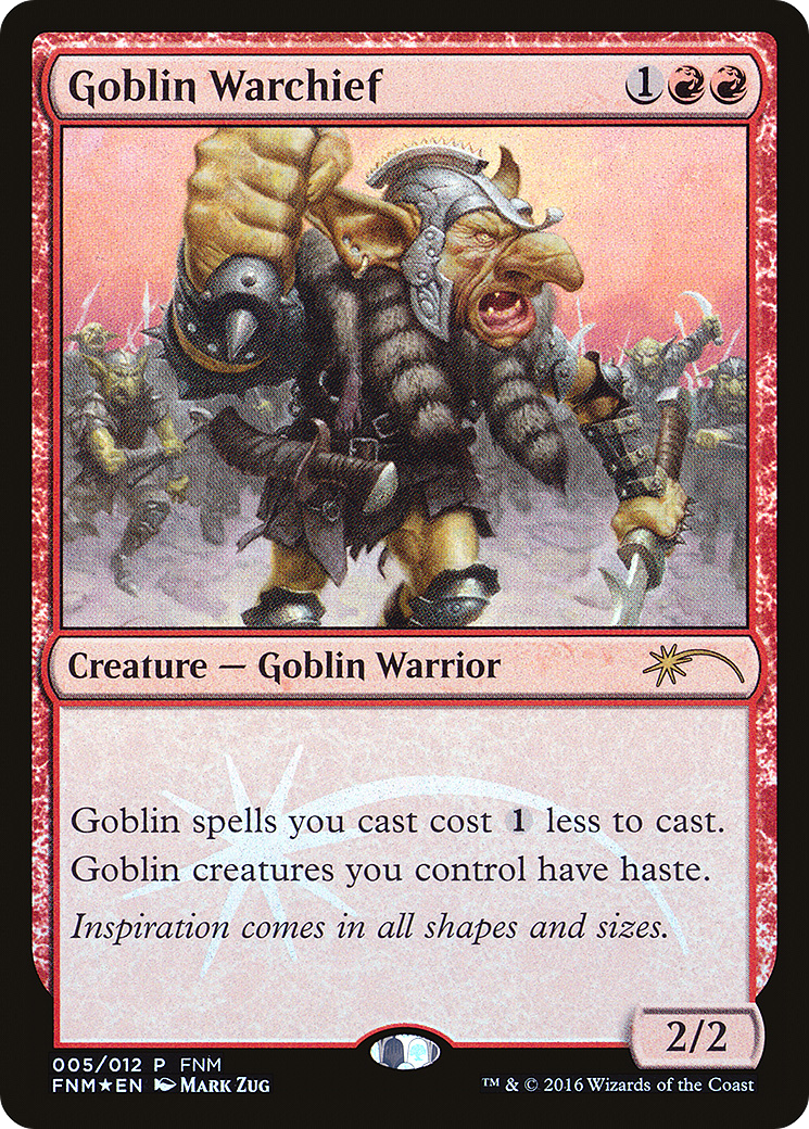 Goblin Warchief Card Image