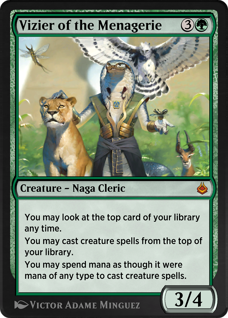 Vizier of the Menagerie Card Image