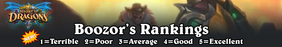 DoD Boozor's Rankings