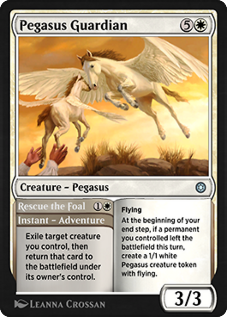 Pegasus Guardian // Rescue the Foal Card Image