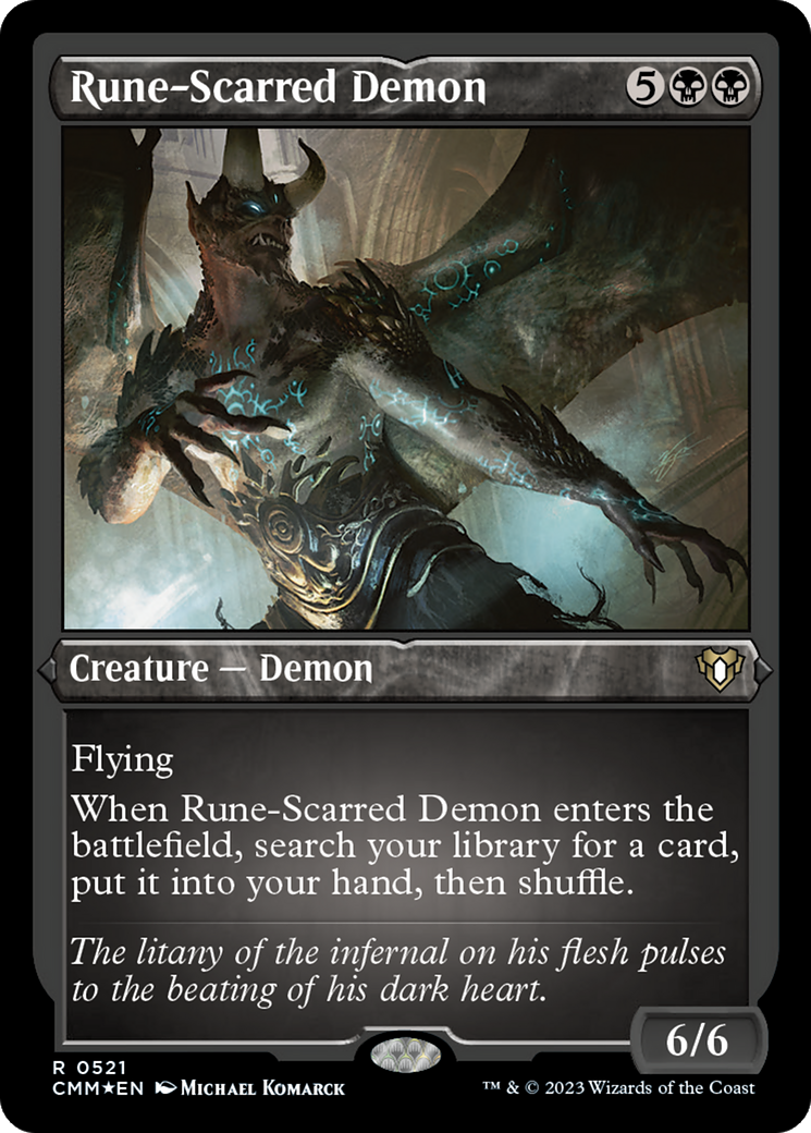 Rune-Scarred Demon Card Image