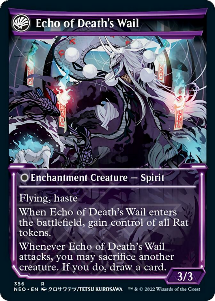 Tribute to Horobi // Echo of Death's Wail Card Image