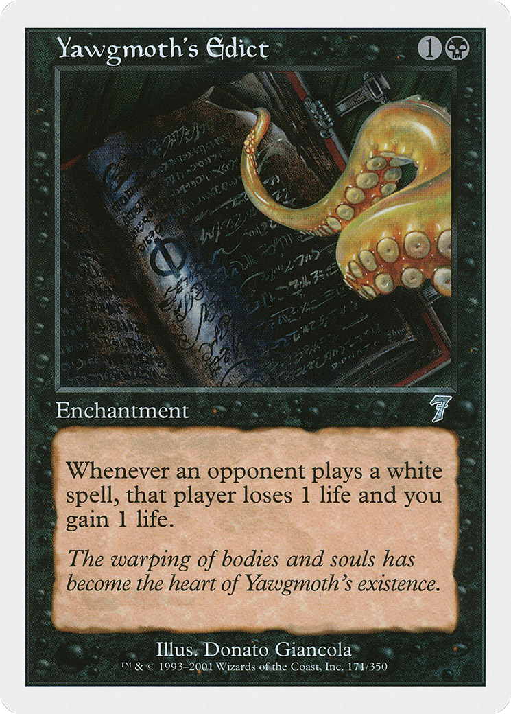 Yawgmoth's Edict Card Image