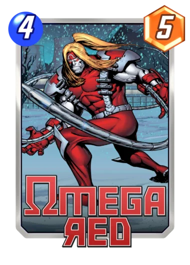 Hình ảnh thẻ đỏ omega