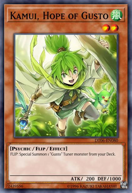 Kamui, Hope of Gusto Card Image