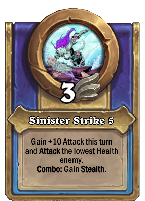 Sinister Strike {0} Card Image