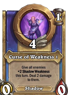 Curse of Weakness 1 Card Image