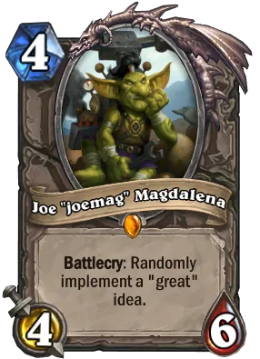 Joe "joemag" Magdalena Card Image