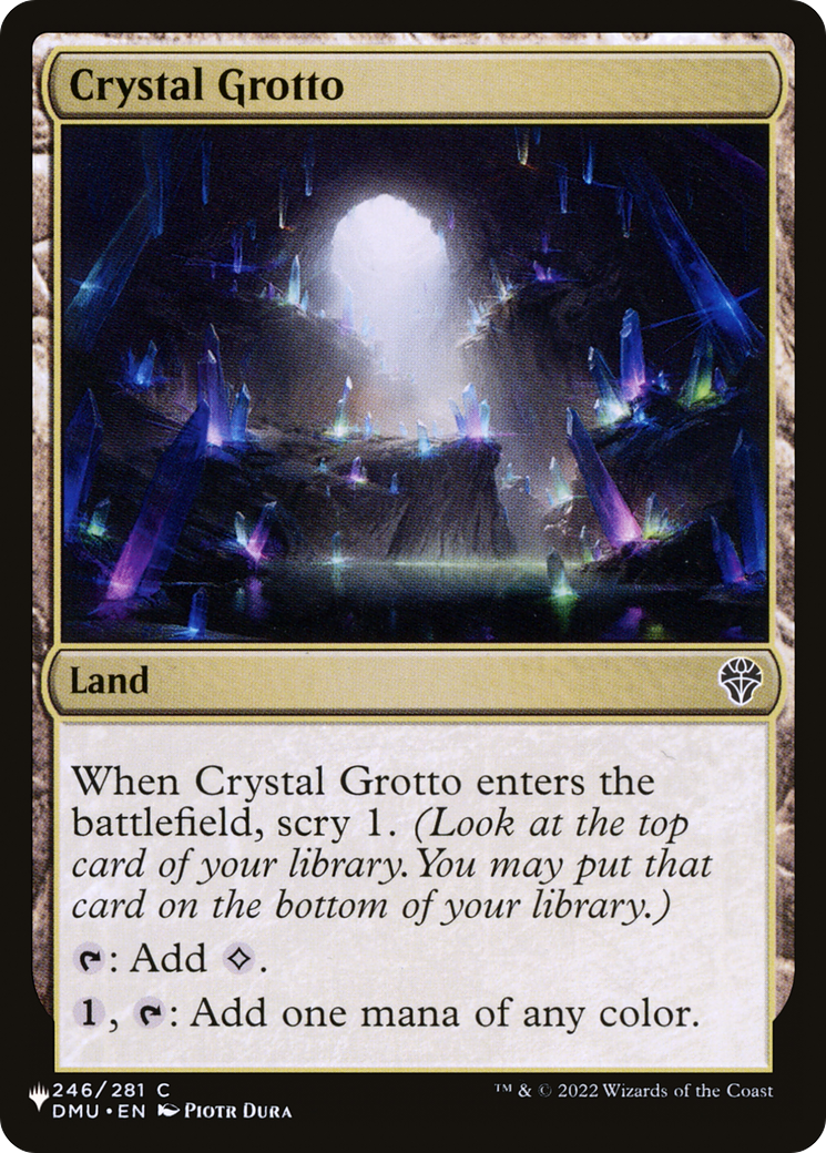 Crystal Grotto Card Image