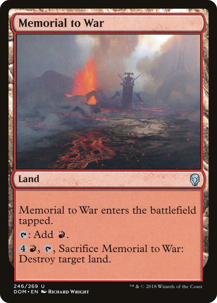 Memorial to War Card Image