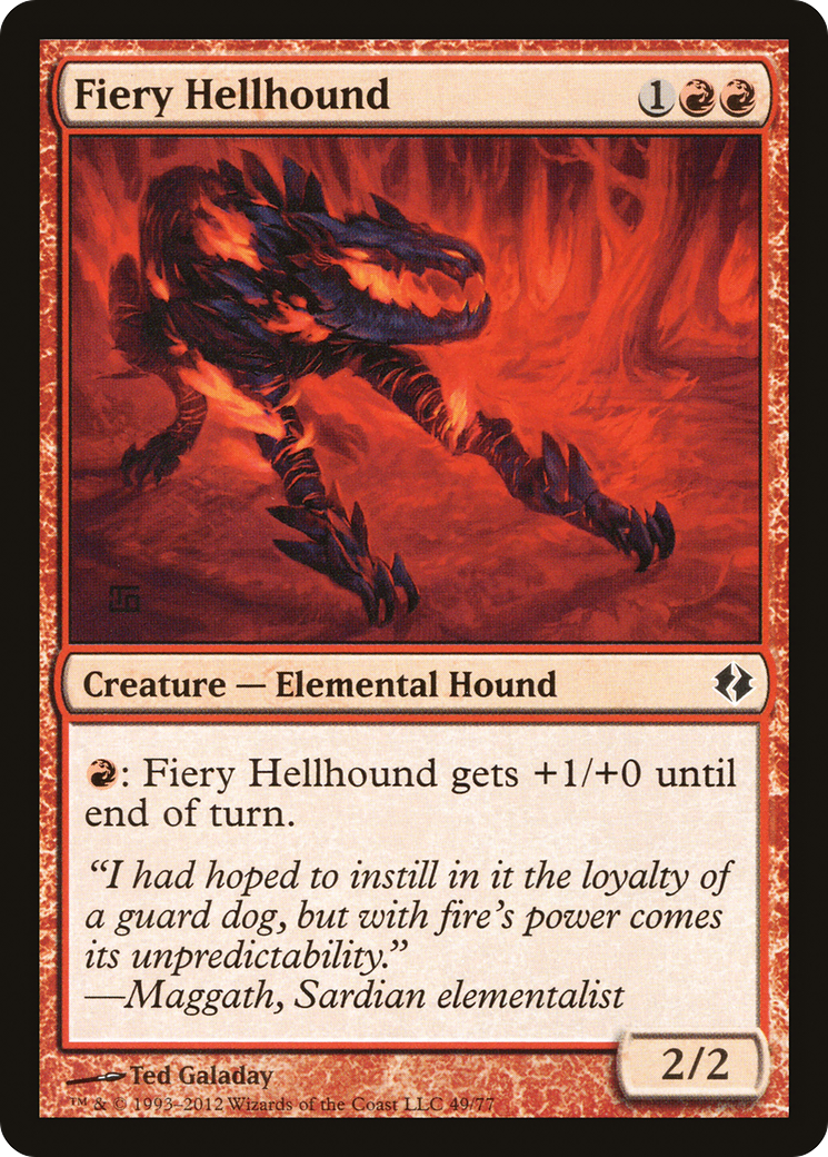 Fiery Hellhound Card Image