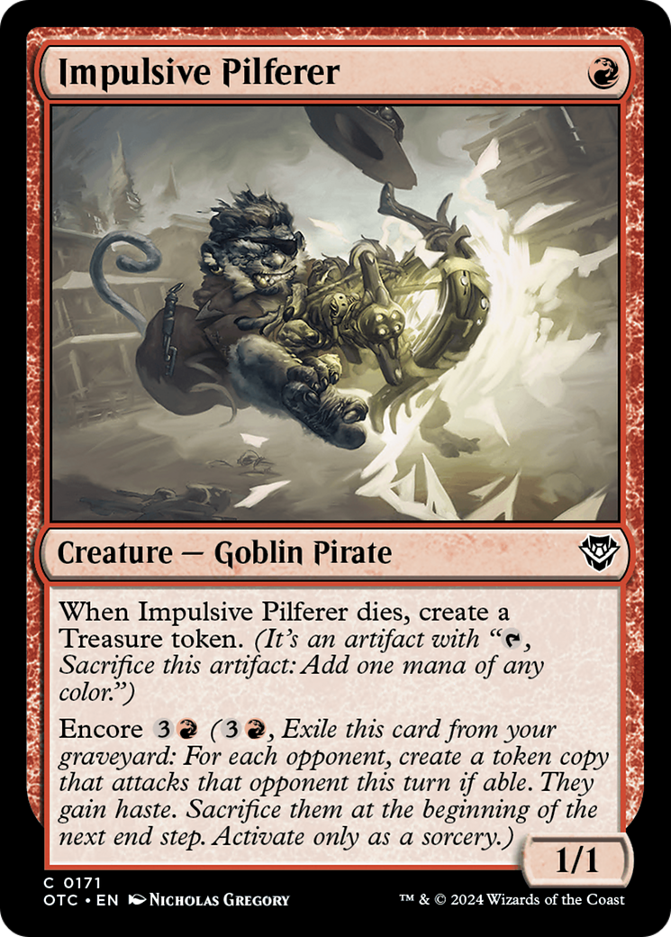 Impulsive Pilferer Card Image