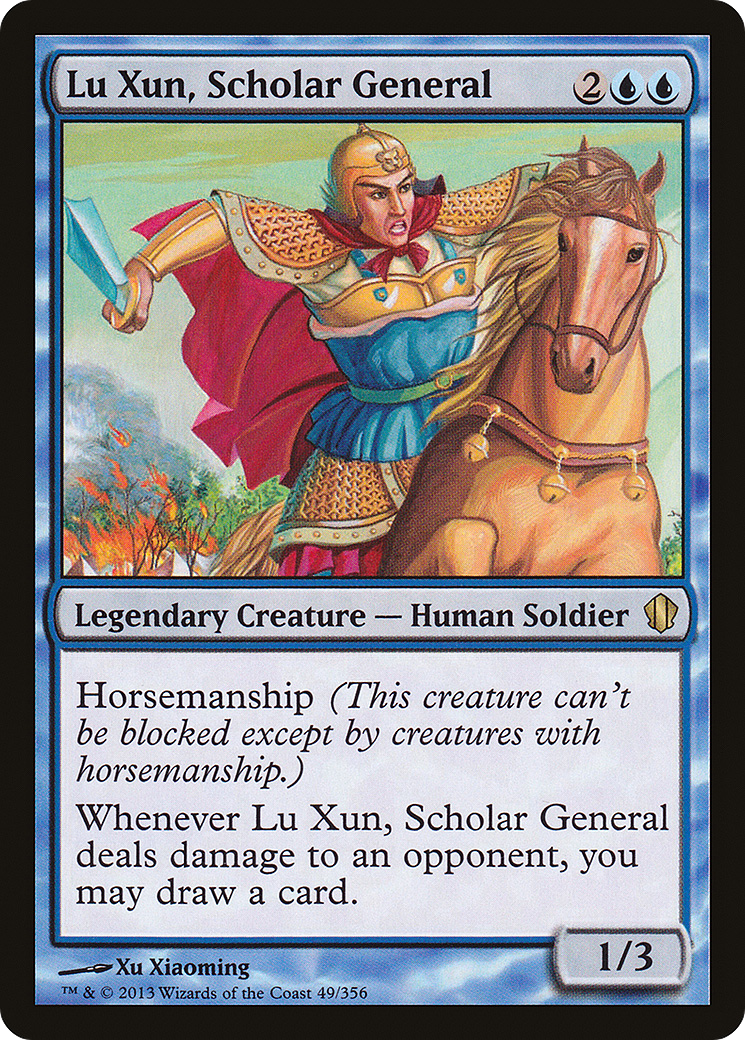 Lu Xun, Scholar General Card Image