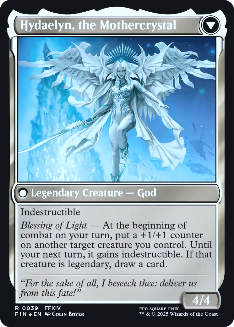 Venat, Heart of Hydaelyn // Hydaelyn, the Mothercrystal Card Image