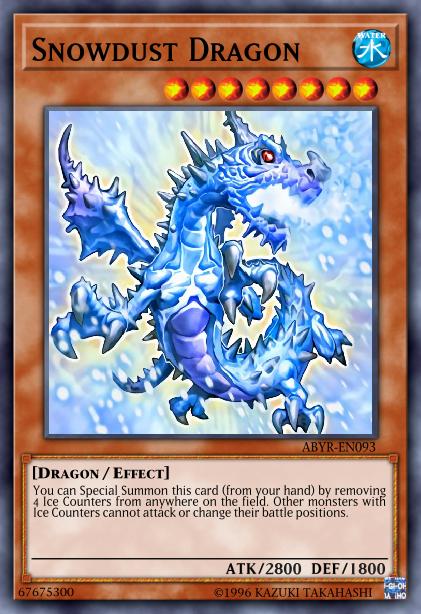 Snowdust Dragon Card Image