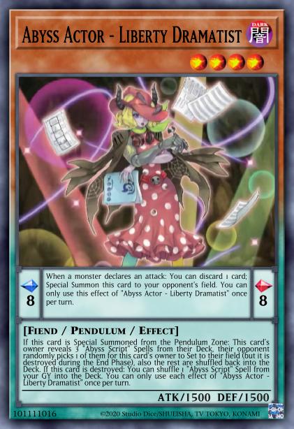 Abyss Actor - Liberty Dramatist Card Image