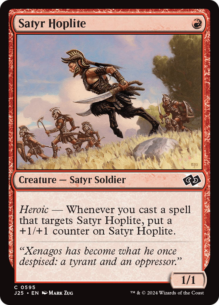 Satyr Hoplite Card Image