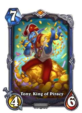 Tony, King of Piracy Signature Card Image