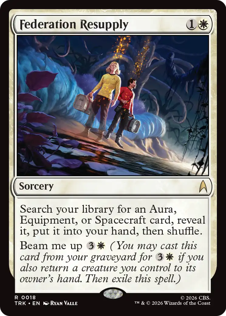 Federation Resupply Magic: The Gathering card
