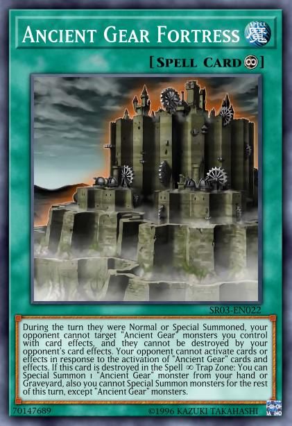 Ancient Gear Fortress Card Image