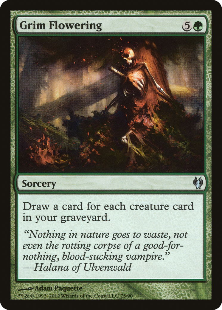 Grim Flowering Card Image