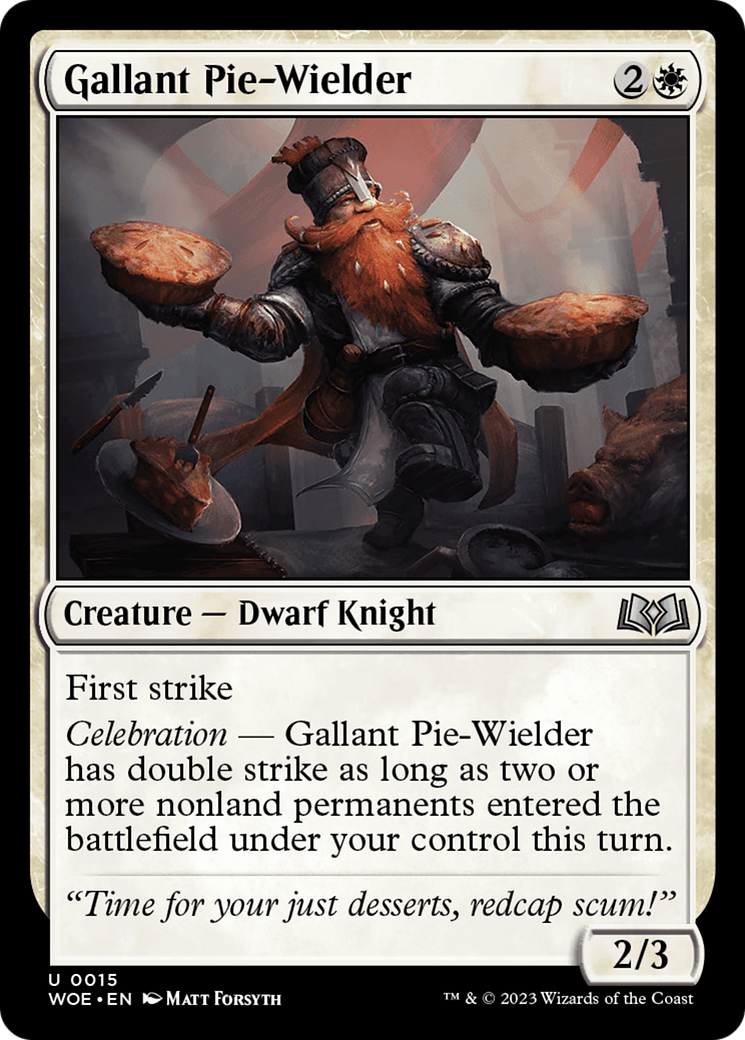 Gallant Pie-Wielder Card Image