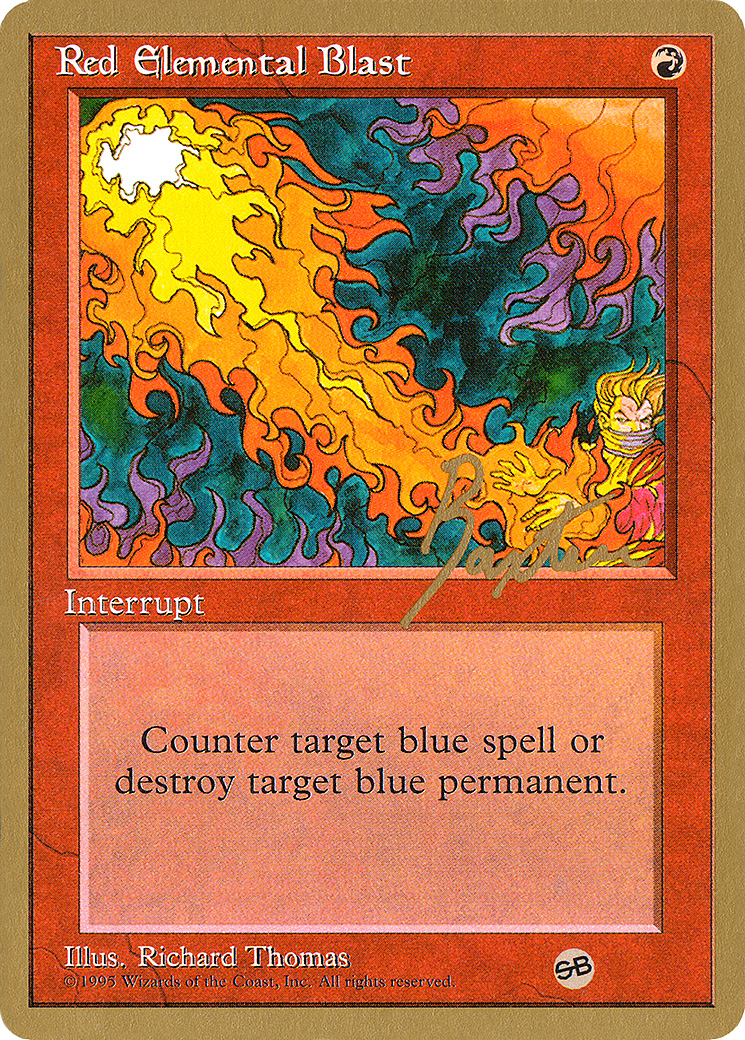 Red Elemental Blast Card Image
