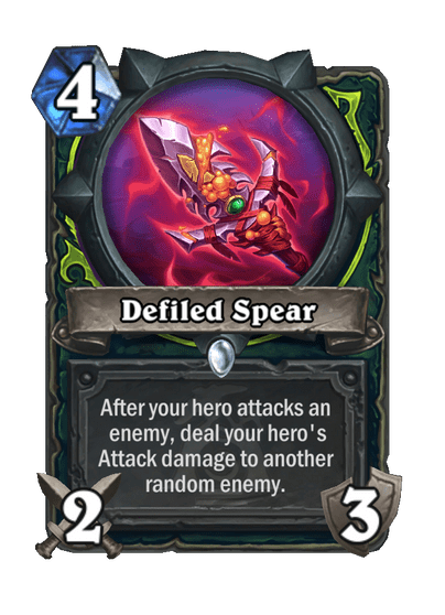 Defiled Spear Card Image