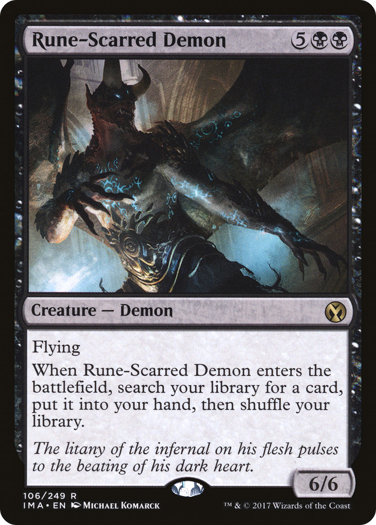 Rune-Scarred Demon Card Image