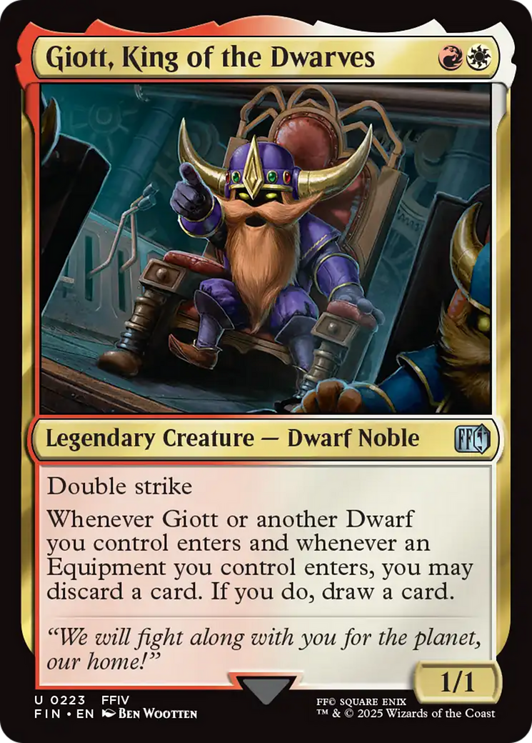 Giott, King of the Dwarves Card Image