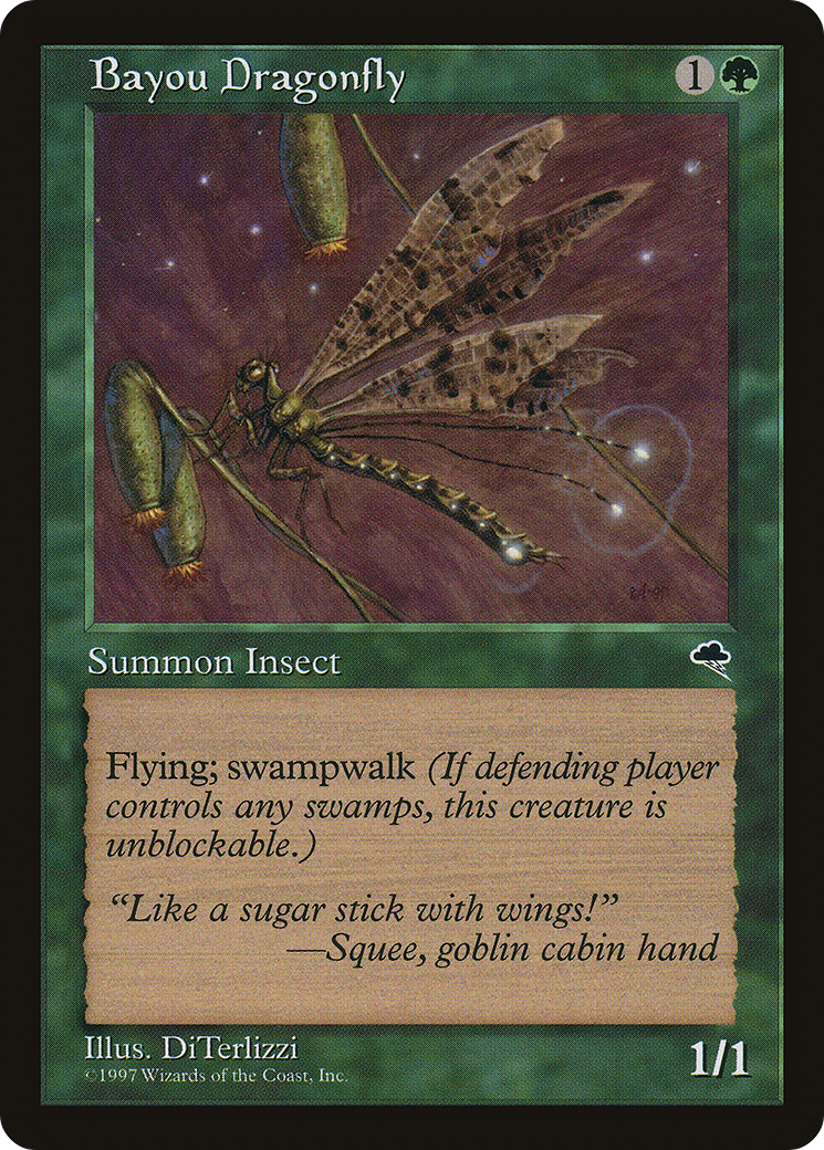 Bayou Dragonfly Card Image