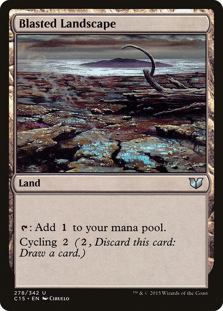 Blasted Landscape Card Image