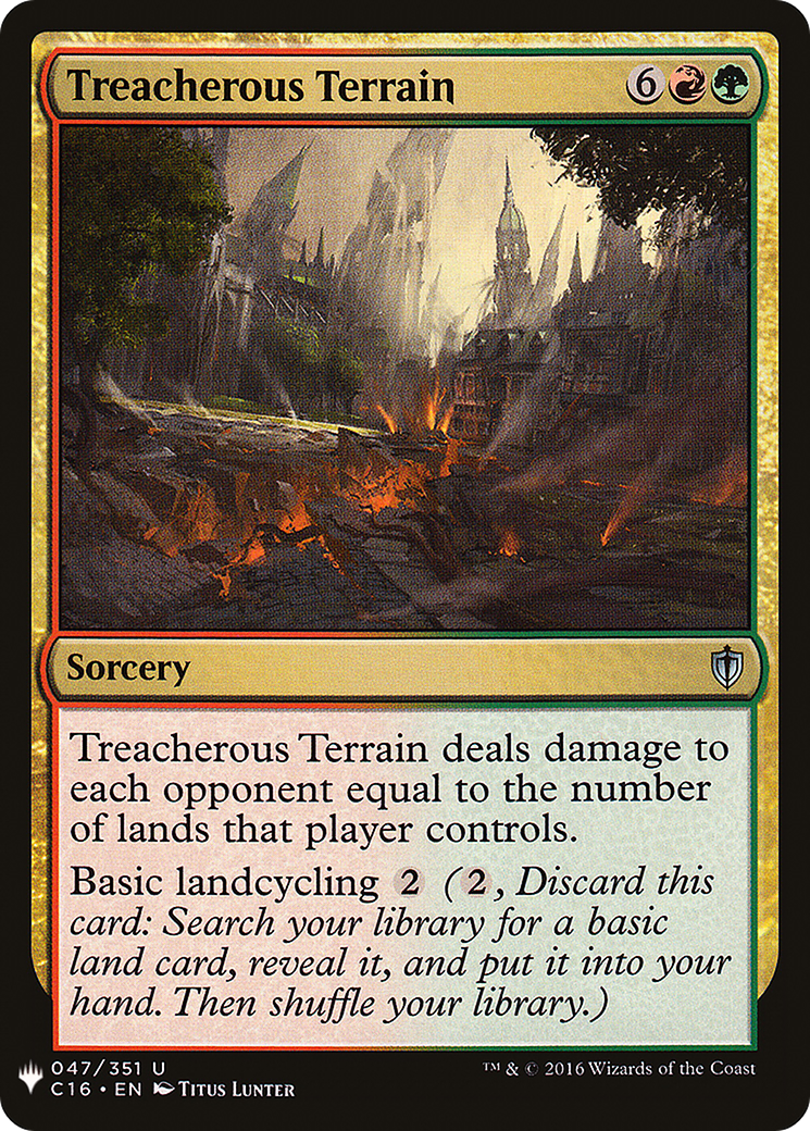 Treacherous Terrain Card Image