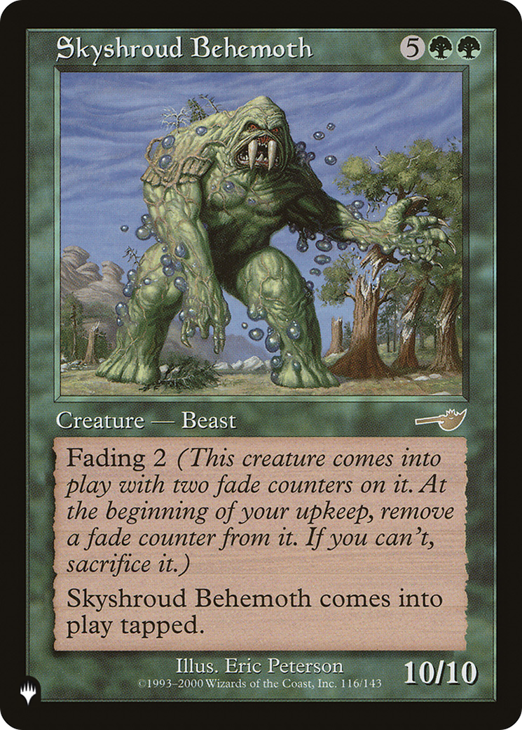 Skyshroud Behemoth Card Image