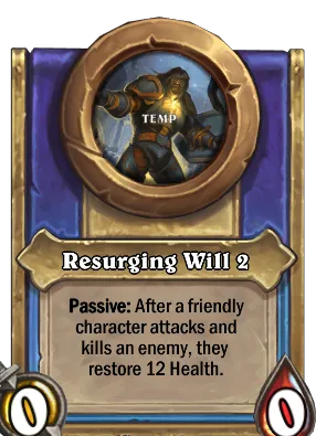 Resurging Will 2 Card Image