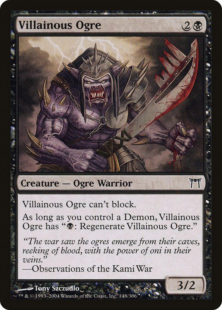 Villainous Ogre Card Image